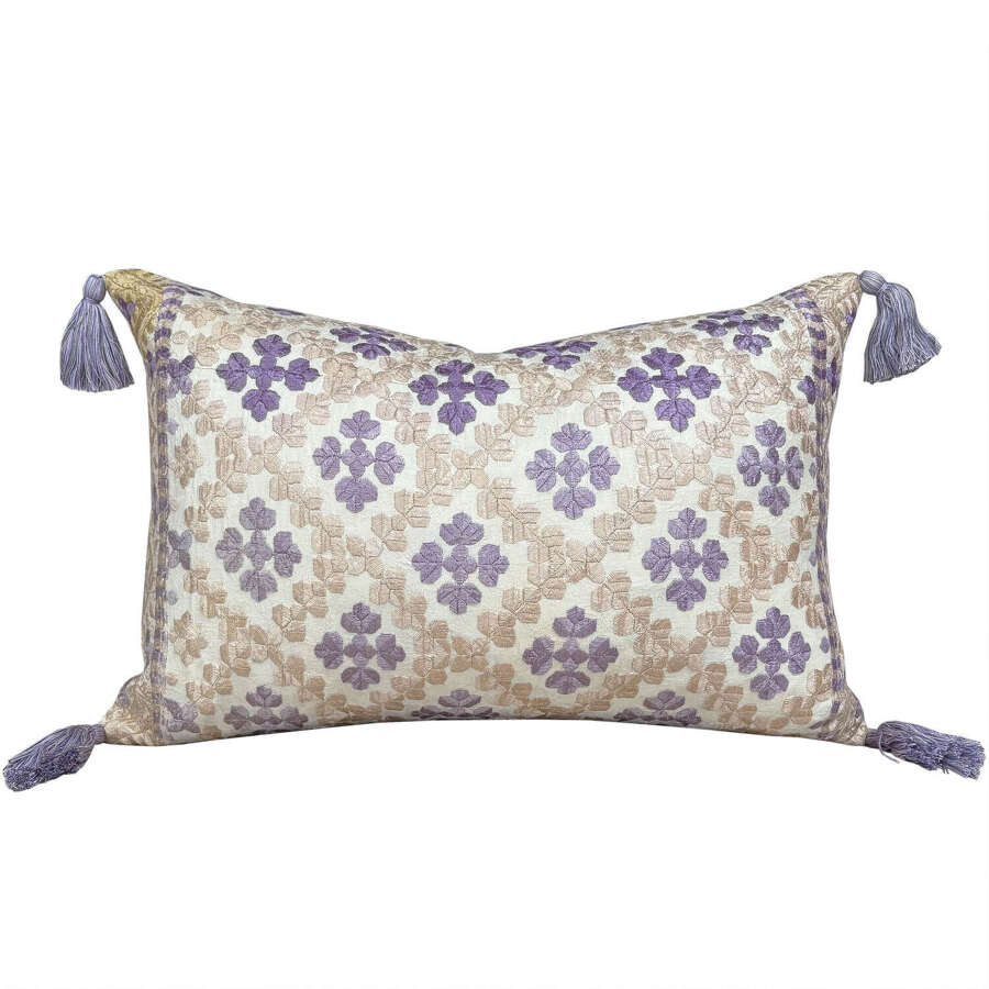 Rabat Embroidery Cushions With Tassels
