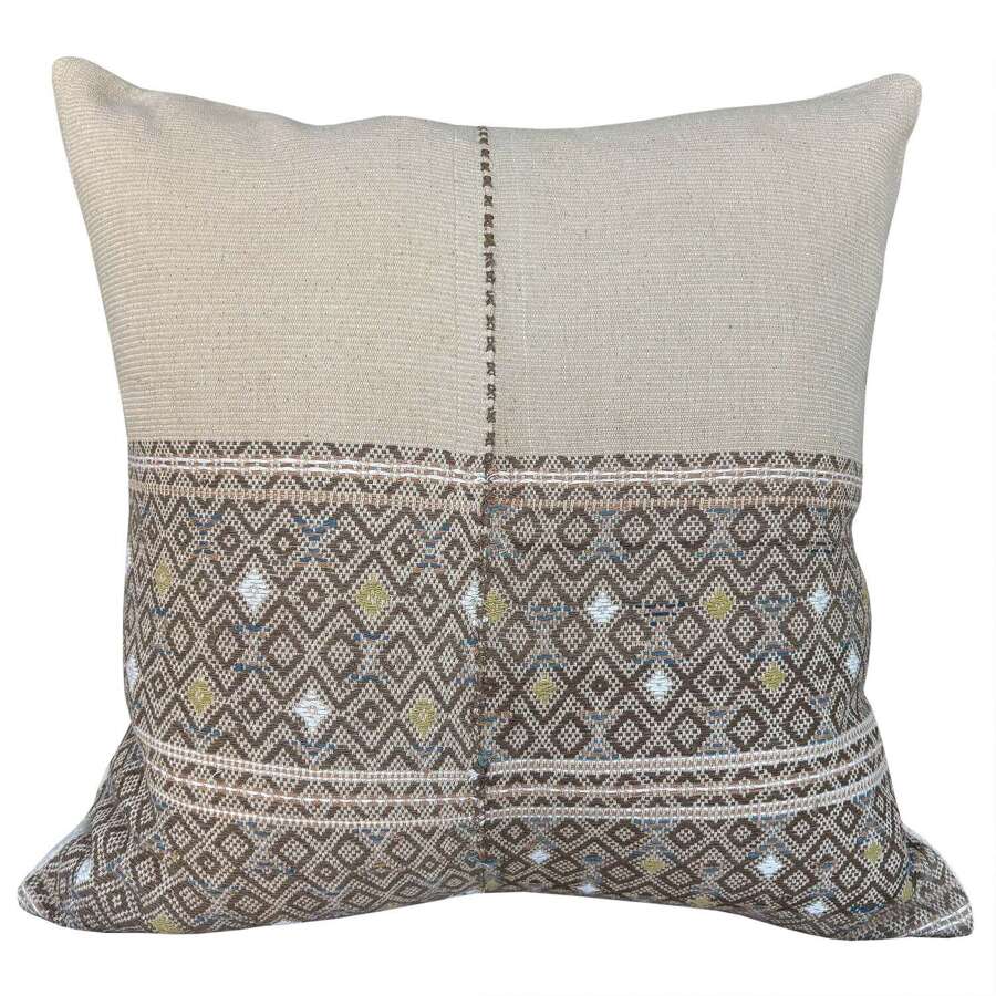 Cotton Brocade Cushion