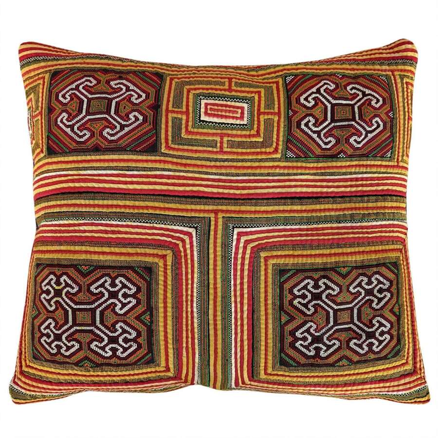Miao festival collar lavender pillow