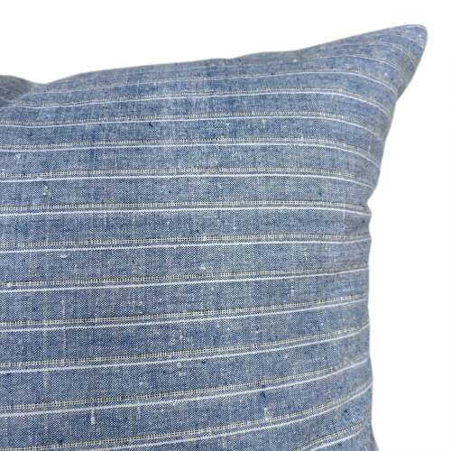 Pale Blue Striped Cushions