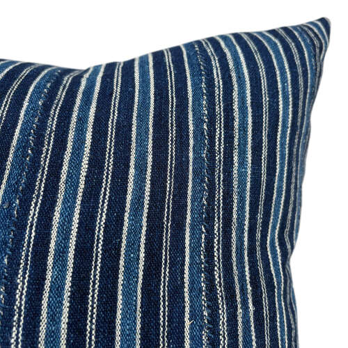 Benin indigo cushion