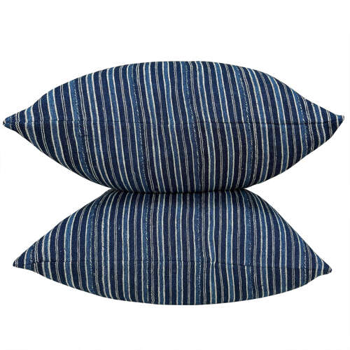 Benin indigo cushion