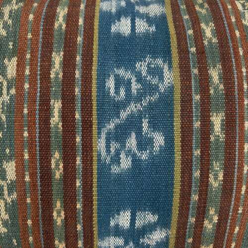 Flores Sikka Cushions, Green And Blue