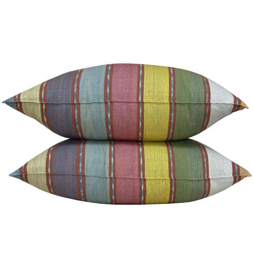 Flores Sikka Cushions, Candy Stripe