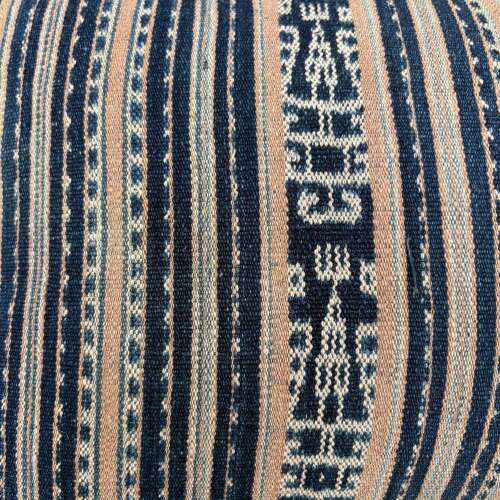 Long Timor Ikat, Indigo And Pink