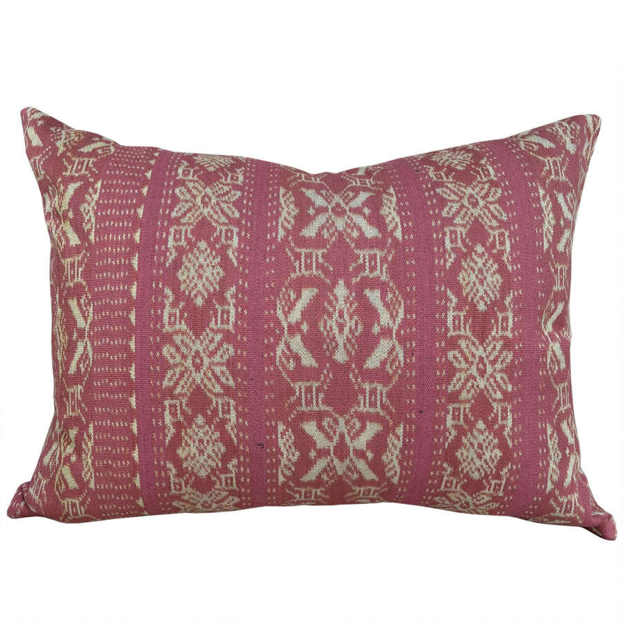 Pink Savu Ikat Cushions