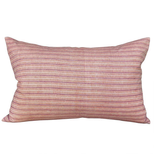 Berry And Orange Plaid Cushions