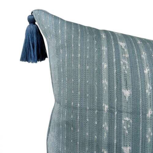 Flores Sikka Ikat Cushions, Blue