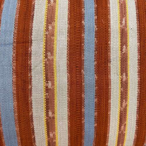 Flores Sikka Ikat Cushions, Celadon And Rust