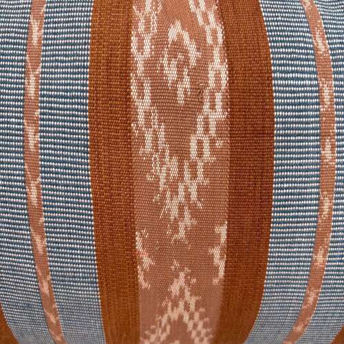 Flores Sika Ikat Cushions, Rust And Blue