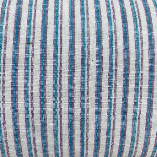 Pale Blue And Mauve Striped Cushions