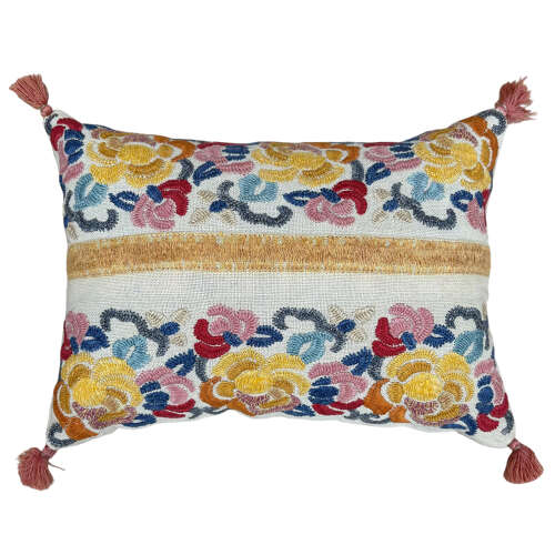 Balkan Embroidery Lavender Pillow